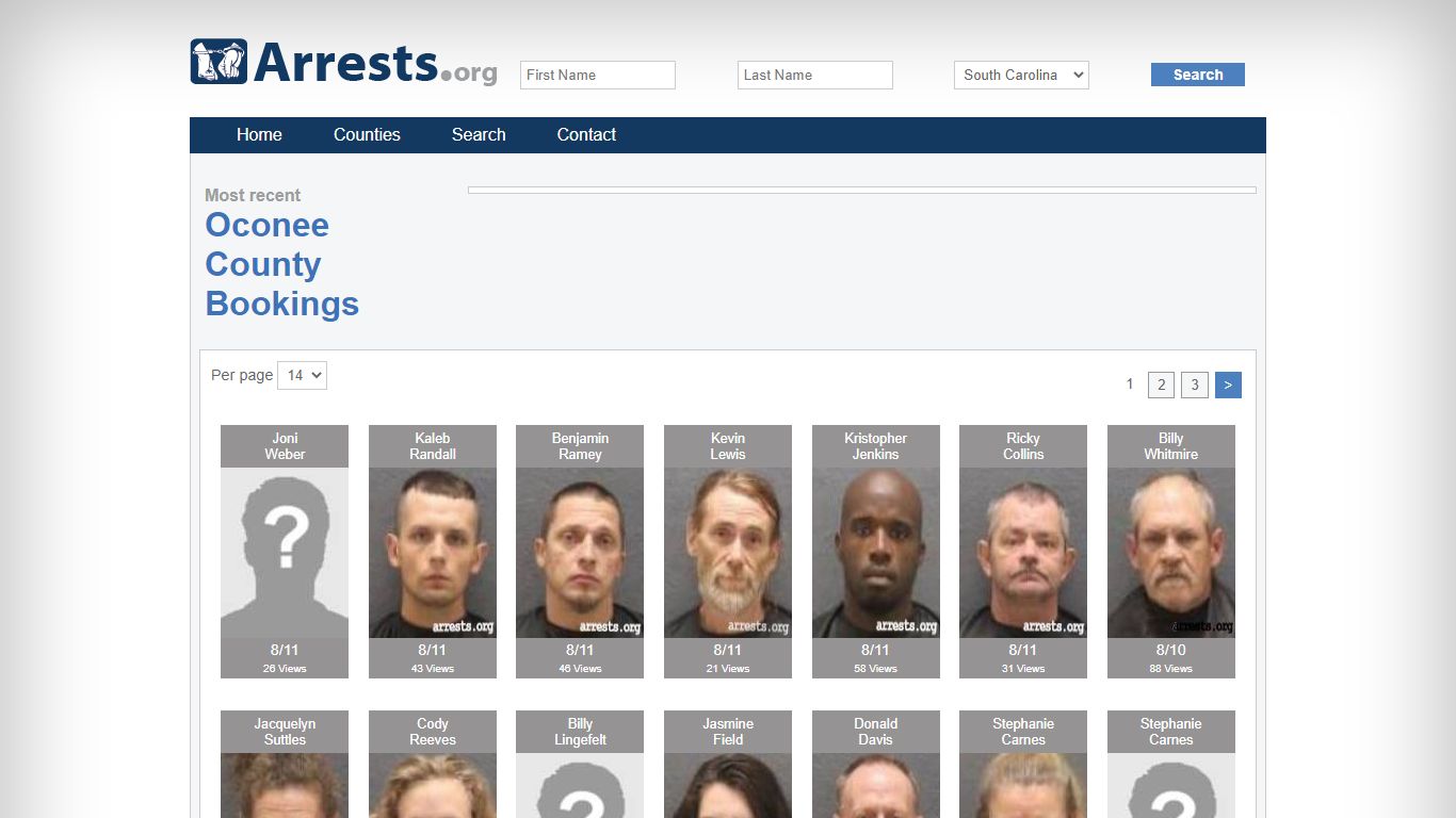 Oconee County Arrests and Inmate Search
